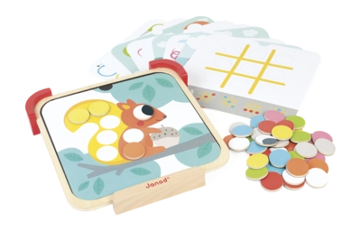 Houten Speelgoed Janod Ik Leer Kleuren Magneetbord