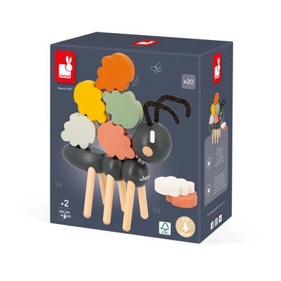 Houten Speelgoed Janod Sweet Cocoon Evenwichtspel Mier