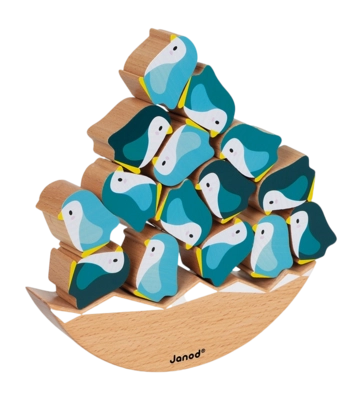 Houten Speelgoed Janod WWF Evenwichtsspel Pinguin