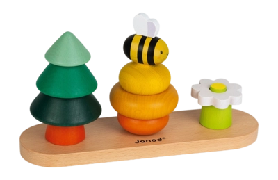 Houten Speelgoed Janod WWF Stapelfiguur Het Bos