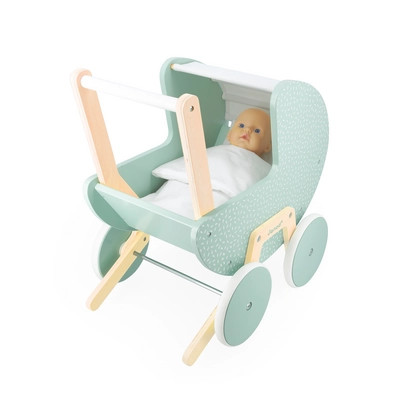 Houten Speelgoed Janod Zen Poppenwagen