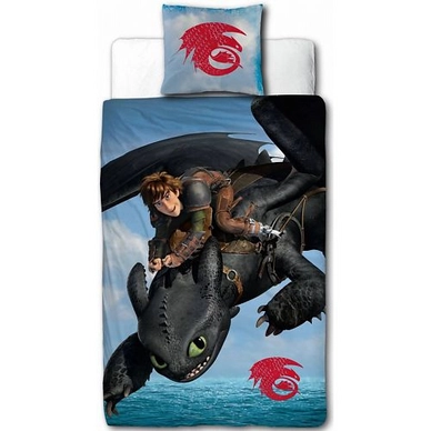 Dekbedovertrek How To Train Your Dragon Sea Katoen