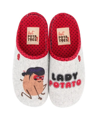 Pantoffel Hot Potatoes Kids Berford Grey