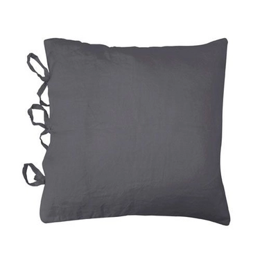 Housse Coussin Décoratif House in Style Beatrice Anthracite (50 x 50 cm)