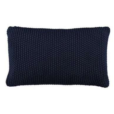 Coussin Décoratif Marc O'Polo Nordic Knit Rectangle Indigo Blue (30 x 60 cm)