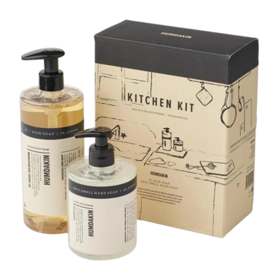 Set Cucina con Detersivo per piatti e Sapone per mani antiodore Humdakin Kitchen Kit, 2 Pezzi