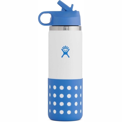 Thermosfles Hydro Flask Kids Wide Mouth Straw Lid And Boot Cove 591 ml
