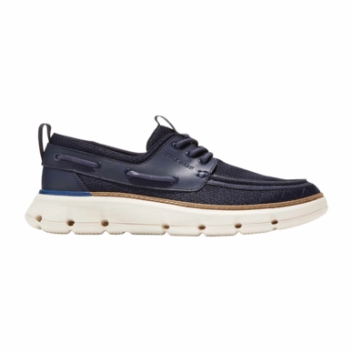 Chaussures Bateau Cole Haan Hommes 4Zerogrand Regatta Navy Blazer Sodalite Bleu Ivoire