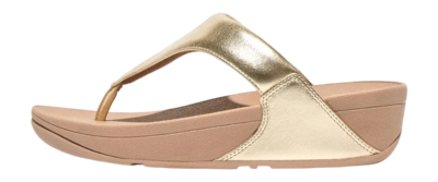 FitFlop Women Lulu Leather Toepost Platino