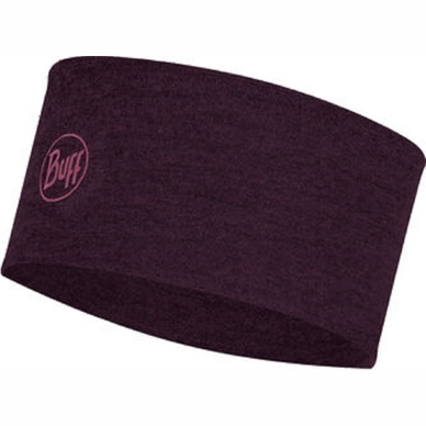 Hoofdband Buff Midweight Wool Solid Deep Purple