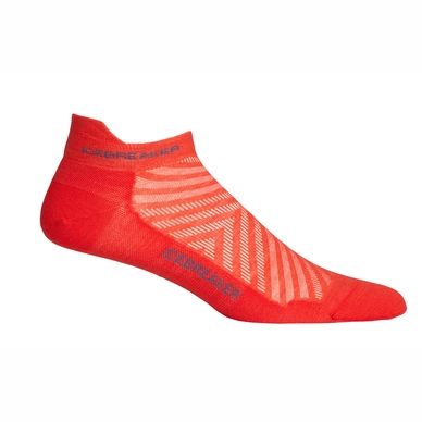 Chaussettes Icebreaker Men Run+ Ultralight Micro Chili Red Thunder