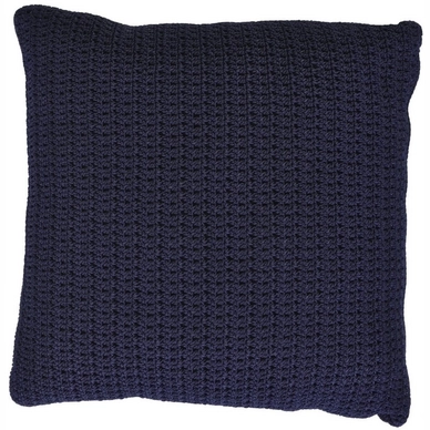 Sierkussen Borek Crochette DW Navy 50 x 50 cm