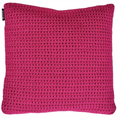 Sierkussen Borek Crochette DW Fuchsia 50 x 50 cm