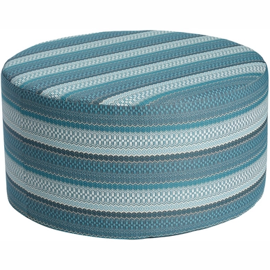 Poef Borek Desio AW Azzurro Ø 80 x 42 cm