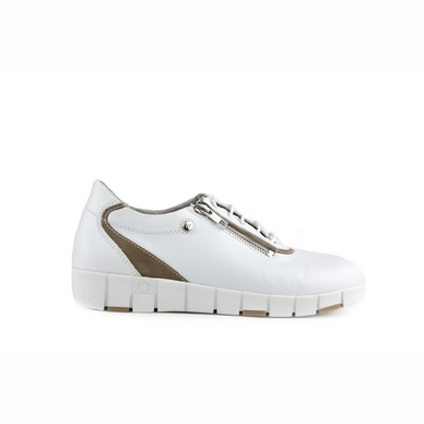 Sneaker Wolky Women Lift Savana Leather White Beige