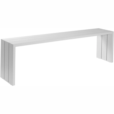 Bijzettafel Borek Samos Alu Wit 212x38x60cm