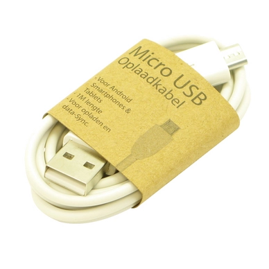 Kabel GrabNGo Micro USB Wit (1 meter)