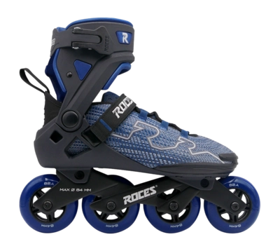 Inline skate Roces R-Evo 84 Black/Blue/Light Grey