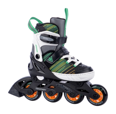 Inline skate Tempish Kids Systent Black/Green/Orange