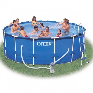 Zwembad Intex Metal Frame 457 x 84 cm Met Filterpomp
