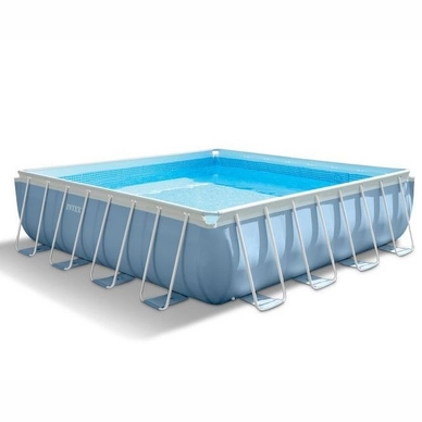 Zwembad Intex Prism Frame Square 488 x 488 x 122 cm Met Filterpomp
