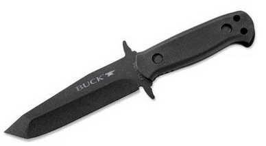 Survivalmesser Buck 625BKS Intrepid-L Schwarz + Nylon Holster