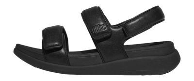 FitFlop Women F-Mode Go Adjustable Flatform Back-Strap Sandals All Black