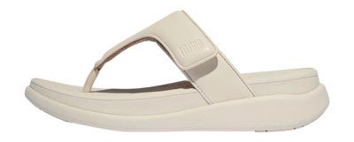 FitFlop Women F-Mode Go Adjustable Flatform Toe-Post Sandals Paris Beige