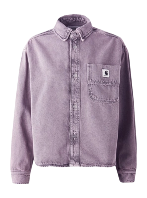 Veste Carhartt WIP Femme Georgia Dusty Fuchsia Stone Dyed