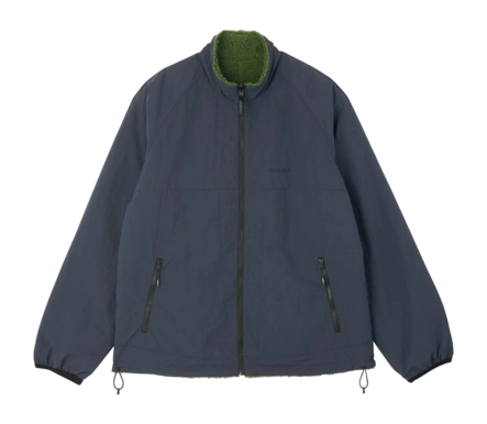  アウター Jacket Gramicci Men Reversible Sherpa Olive Navy | Sneaker