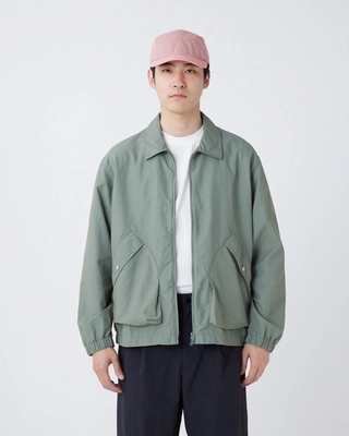 Jacket Snow Peak Unisex Light Dobby Cloth Harrington Foliage