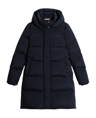 Jacket Woolrich Women Kelly Jacket Melton Blue
