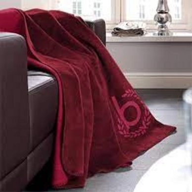 Jacquard Plaid Bugatti Velours Rood