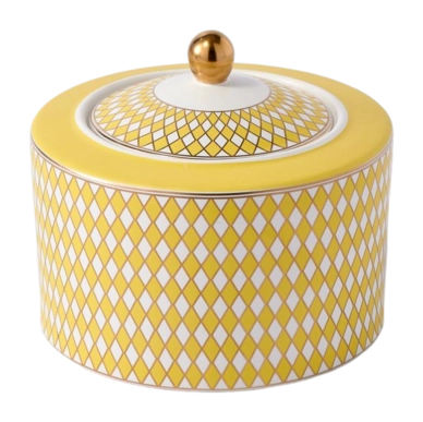 Bocal de Conservation POLSPOTTEN Jar Chess Low Yellow