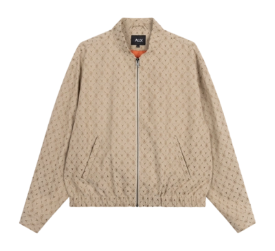 Jas Alix The Label Women Logo Jacket Camel