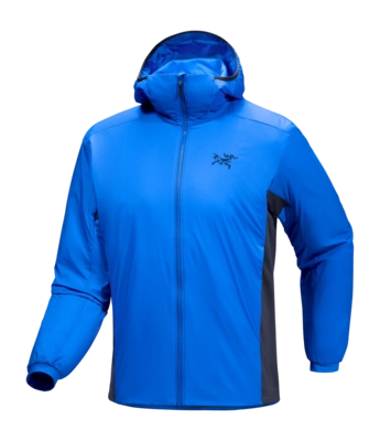Jas Arc'teryx Men Atom Hoody Fluidity / Blk Sapphire Regular Fit