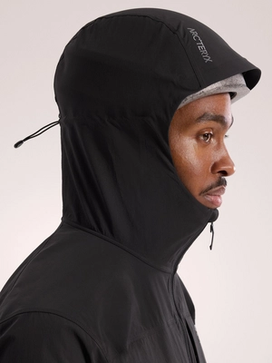 7---S26_X000010606_002291_Gamma Lightweight Hoody_Black_Men_M_Hood_Lowres