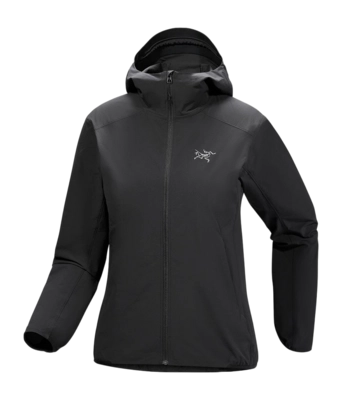 Jas Arc'teryx Women Gamma Lightweight Hoody Black Fitted