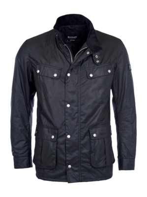Jas Barbour International Men Duke Wax Jacket Black