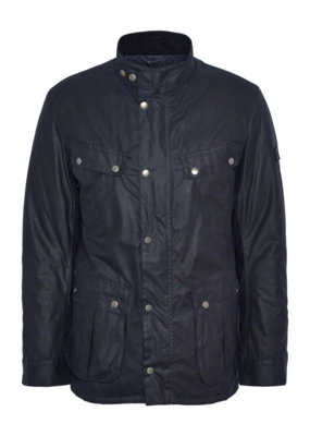 Jas Barbour International Men Duke Wax Jacket Navy