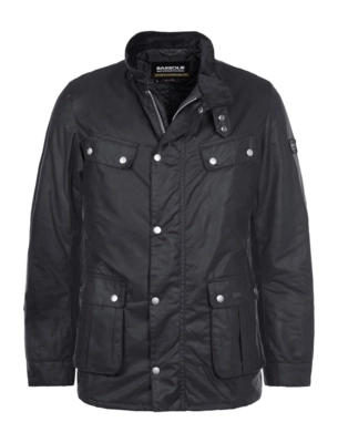 Jas Barbour International Men Duke Wax Jacket Sage