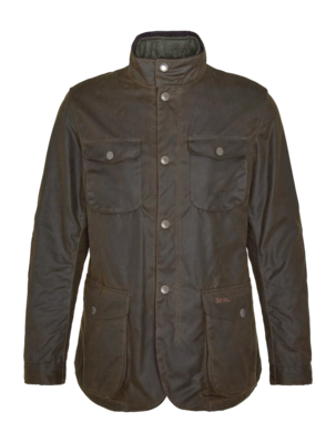 Jas Barbour Men Ogston Wax Jacket Olive