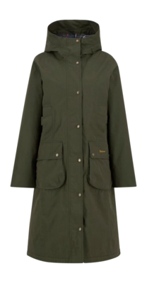 Jas Barbour Women Bamburgh Waterproof Jacket Olive Classic