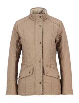 Jas Barbour Women Cavalry Polarquilt Light Fawn