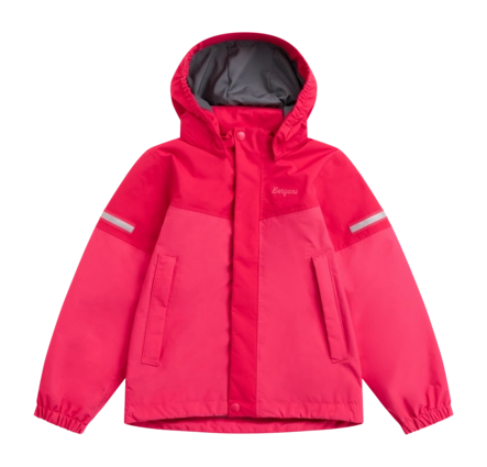 Jas Bergans Kids Lilletind Light Alpine Rose/Alpine Rose 2L Shell Bega Membrane Balanced