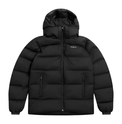 Jas Bergans Men Lava Warm Down Jacket With Hood Black/Solid Grey Regular Fit