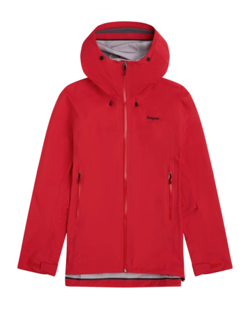 Jas Bergans Men Rabot Light 3L Shell Fire Red 450 g