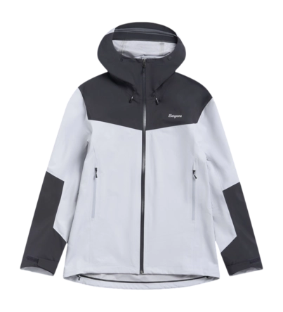 Jas Bergans Men Rabot Light 3L Shell Pearl Grey/Dark Shadow Grey Regular Fit