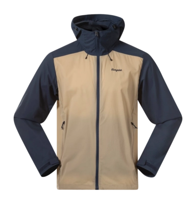 Jas Bergans Men Rabot Windbreaker Jacket Warm Sand/Navy Blue 180 g