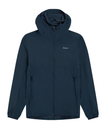 Jas Bergans Men Rabot Navy Blue Windbreaker Regular Fit